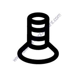 20875 SCREW FHSC 5/16-18 X 3/4 Multiquip Whiteman CA4HC Walk-Behind Trowel