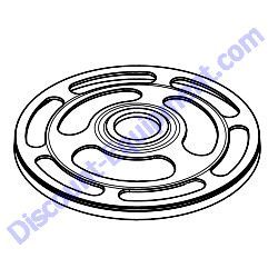 21433 RING ROTATING GUARD Multiquip Whiteman CA4HC Walk-Behind Trowel