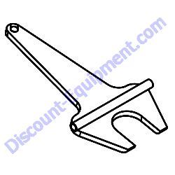 21477 YOKE W/A CA4 Multiquip Whiteman CA4HM Walk-Behind Trowel