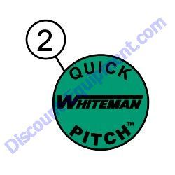 REF #2 - 12405 DECAL QUICK-PITCH HANDLE INSERT Multiquip Whiteman HDA Series Walk-Behind Trowel