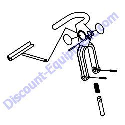 20390 TRIGGER QUICK PITCH ASSEMBLY Multiquip Whiteman HDA Series Walk-Behind Trowel