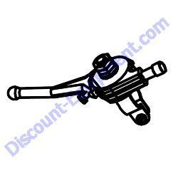 22732 (21171) THROTTLE LEVER ASSEMBLY Multiquip Whiteman HDA Series Walk-Behind Trowel