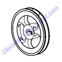 21994 PULLEY AK59 X 3/4" Multiquip Whiteman JH55C JS60C Walk-Behind Trowel