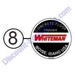 REF #8 - 1492 DECAL FINISHER HANDLE Multiquip Whiteman JH55C JH90C JS60C Walk-Behind Trowel