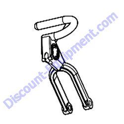 20390 (20389) HANDLE QUICK PITCH Multiquip Whiteman JH55C JH90C JS60C Walk-Behind Trowel