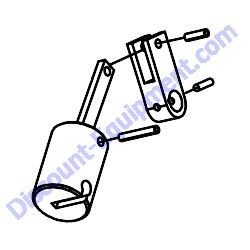 20293 LINKAGE QUICK PITCH CONTROL Multiquip Whiteman JH55C JH90C JS60C Walk-Behind Trowel
