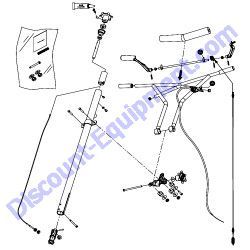 SXHC MAIN HANDLE ASSEMBLY Multiquip Whiteman JH55C JH90C JS60C Walk-Behind Trowel
