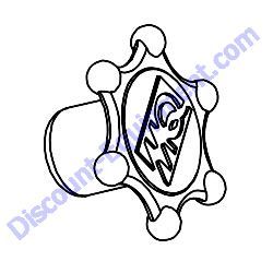 20439 HAND WHEEL ASSEMBLY Multiquip Whiteman JH55C JH90C JS60C Walk-Behind Trowel